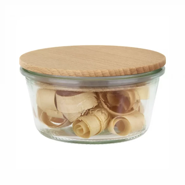 Weckglas mit Zirbenlocken