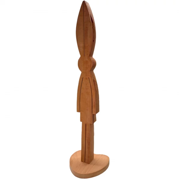 der späte Osterhase aus Holz
